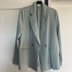 Light blue matching set. Oversized blazer (size small) and Medium shorts